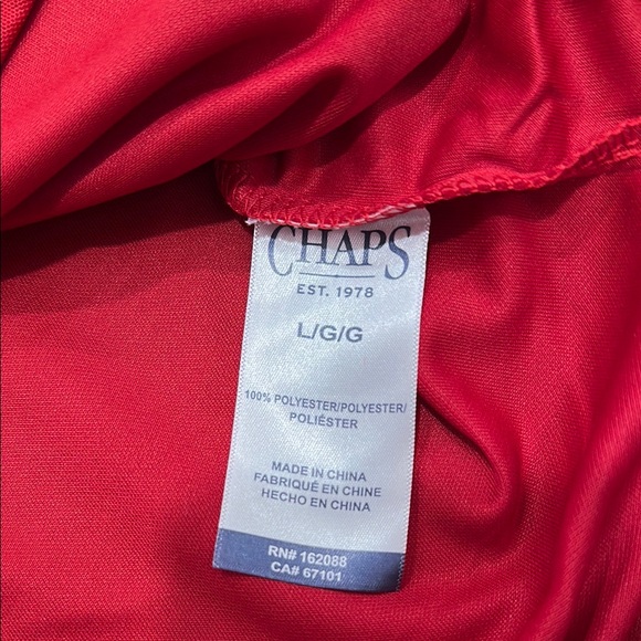 Lot of 2 x Chaps Men's Red Polo Shirts - Picture 5 of 6